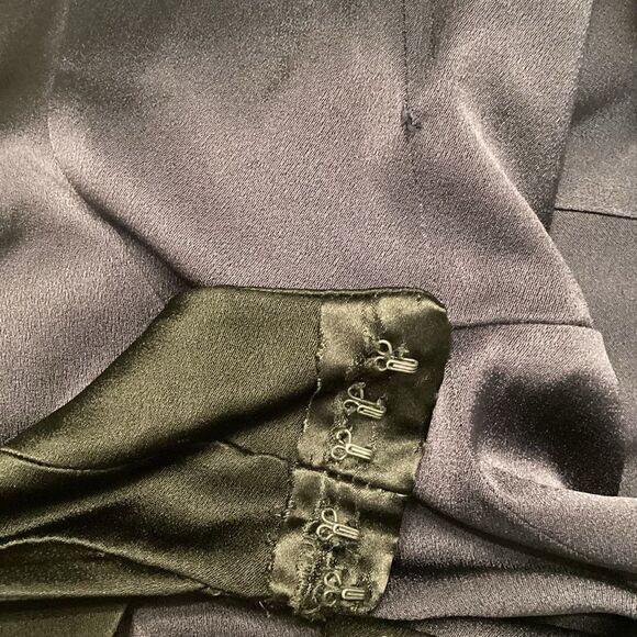 Galvan London Women’s Elegant Navy Blue Long Sleeve Jumpsuit Formal Outfit - Picture 12 of 15